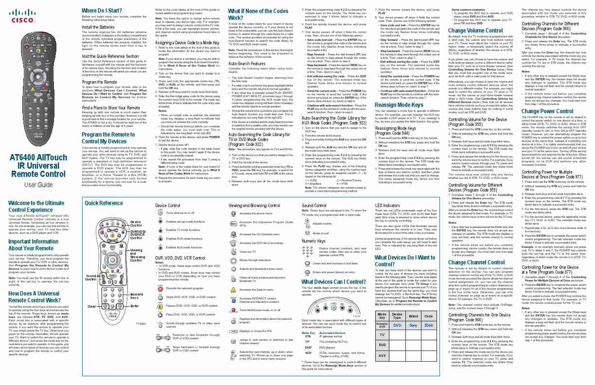 LG Electronics Universal Remote AT6400-page_pdf